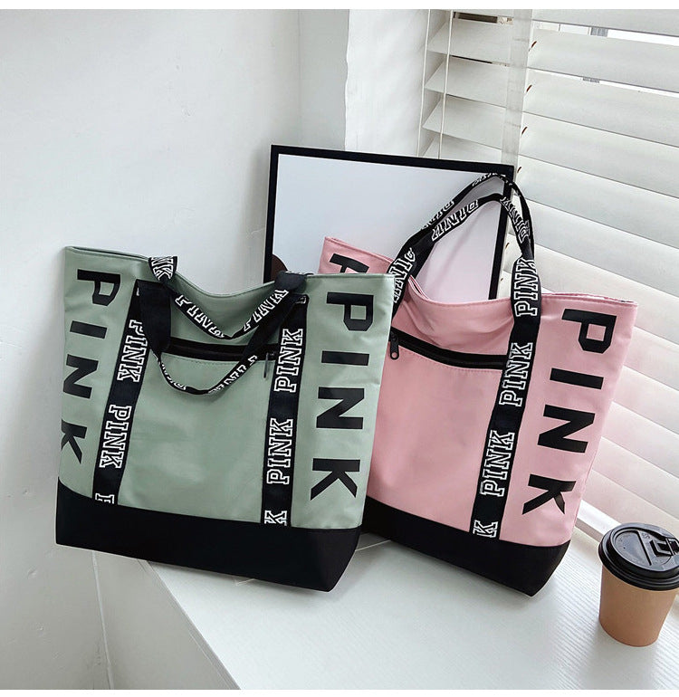 Casual Pink Tote Shoulder Bag - Fashion BTQ -  - Fashion BTQ