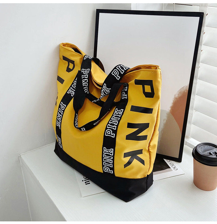 Casual Pink Tote Shoulder Bag - Fashion BTQ