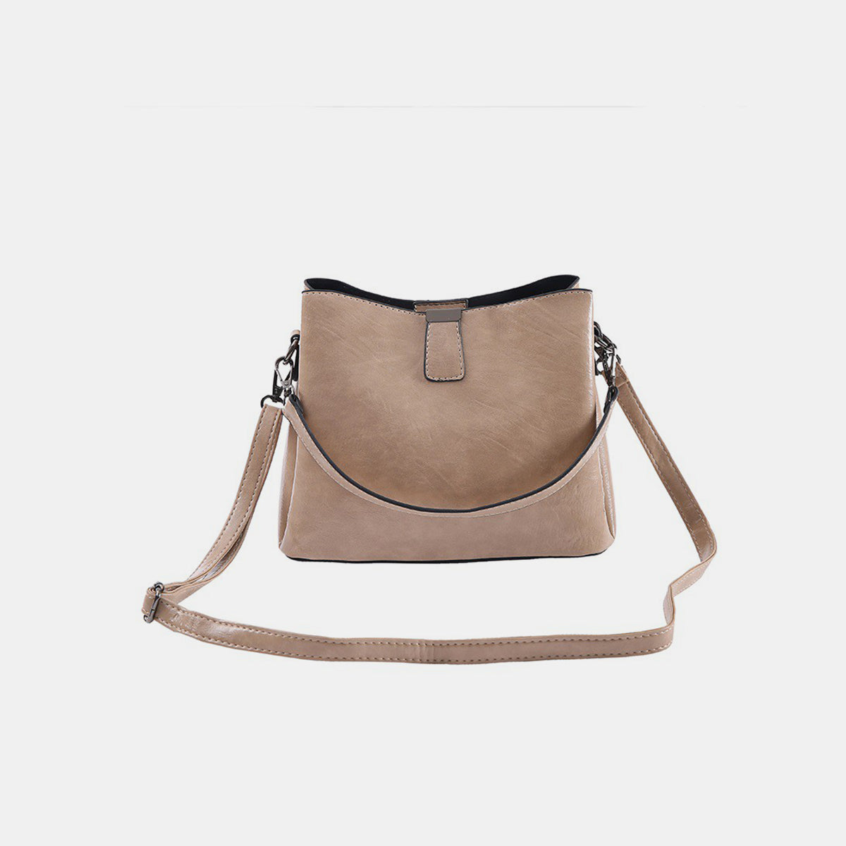 Zenana Vegan Leather Bucket Shoulder Bag - Fashion BTQ -  - Fashion BTQ