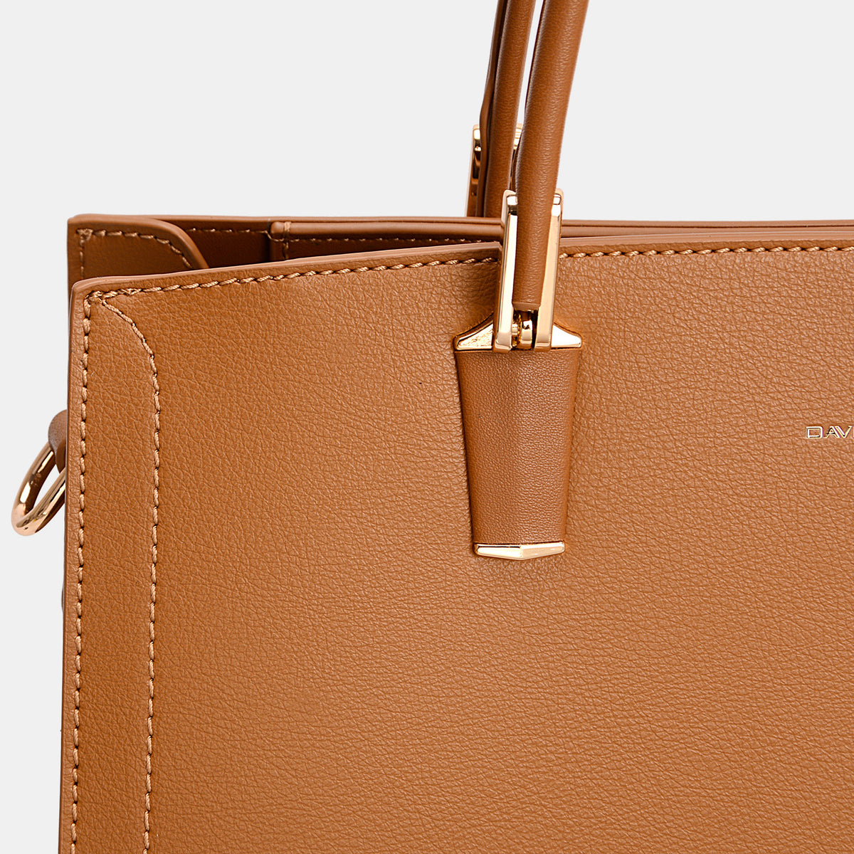 David Jones PU Leather Medium Handbag - Fashion BTQ -  - Fashion BTQ